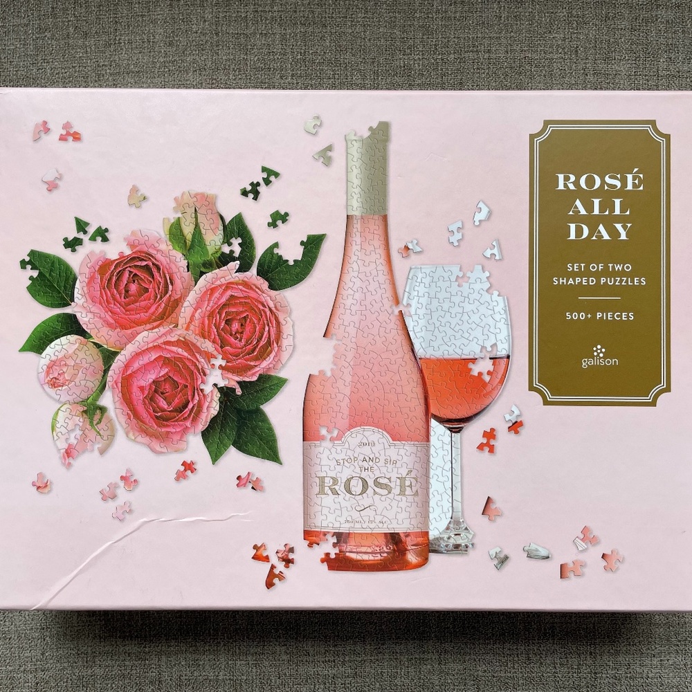 Rose All Day Jigsaw Puzzle Set by Galison